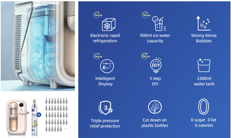 Innovated Sparkling Soda Water Maker MCS-1MP